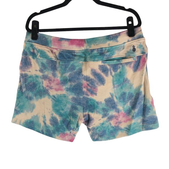 Chubbies Mens Tie-Dye Sweat Shorts with Liner 5.5" Inseam Blue Beige Size L - Picture 2 of 4